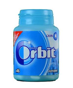 Žvýkačka Orbit dražé Peppermint doza 46ks