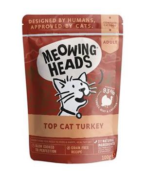 MEOWING HEADS Top Cat Turkey 100g