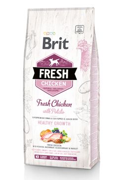 Brit Dog Fresh Chicken&Potato Puppy Healthy Growth 12kg