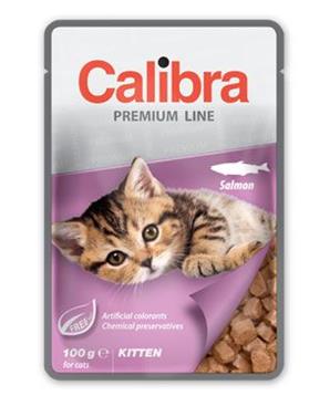 Calibra Cat  kapsa Premium Kitten Salmon 100g