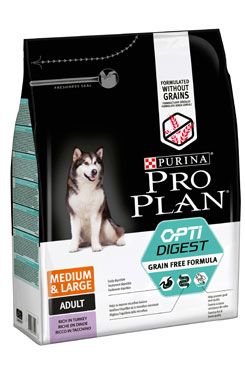 ProPlan Dog Puppy Medium OptiDigest GrainFr krůt 2,5kg