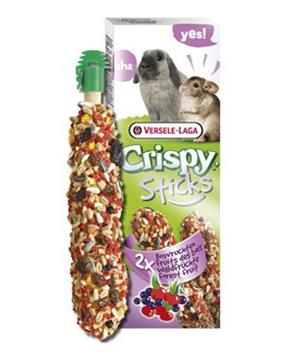 VL Crispy Sticks pro králíky/činčily Lesní ovoce 110g