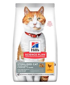 Hill’s Fel. Dry Adult Young Sterilised CatChicken1,5kg