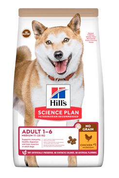 Hill’s Can.Dry SP Adult Medium NG Chicken 14kg