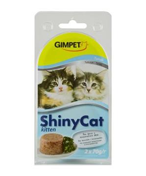 Gimpet kočka konz. ShinyCat  Junior tuňák 2x70g