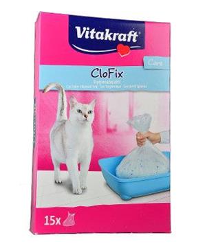 Vitakraft náhr.sáčky do Wc pro kočky CloFix 15ks