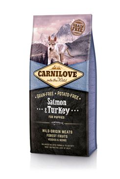 Carnilove Dog Salmon & Turkey for Puppies NEW 12kg