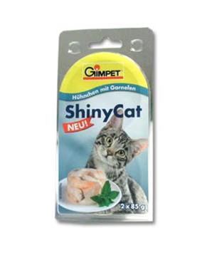 Gimpet kočka konz. ShinyCat  kuře/krevety 2x70g