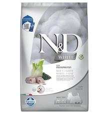 N&D WHITE DOG Adult Mini Sea Bass&Spirulina&Fenn 5kg