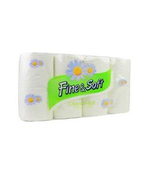 Wc toaletní papír Fine and Soft 3V kamilkový 8ks