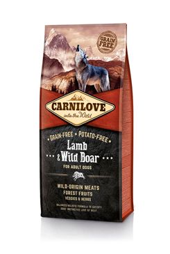 Carnilove Dog Lamb & Wild Boar for Adult  NEW 12kg