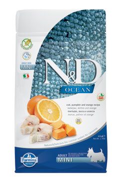 N&D OCEAN DOG GF Adult Mini Codfish&Pumpkin&Orang 800g