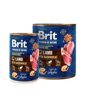 Brit Premium Dog by Nature  konz Lamb & Buckwheat 400g