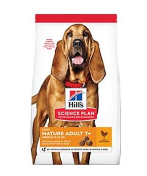 Hill’s Can.Dry SP Mature Adult7+ Light Med.Chicken14kg