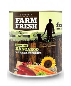 Farm Fresh Dog Kangaroo with Cranberries konz 400g