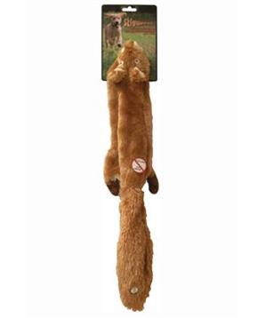 Hračka pes Veverka pískací 38cm Skinneeez