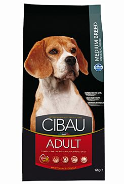 CIBAU Dog Adult Medium 12kg + 2kg ZDARMA