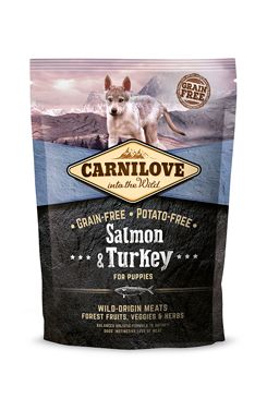 Carnilove Dog Salmon & Turkey for Puppies NEW 1,5kg