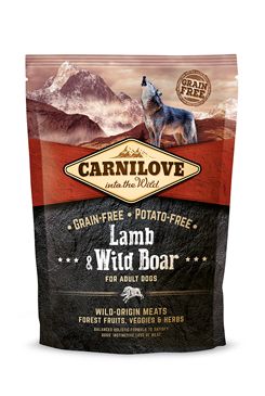Carnilove Dog Lamb & Wild Boar for Adult NEW  1,5kg