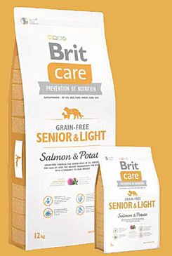 Brit Care Dog Grain-free Senior Salmon & Potato 1kg