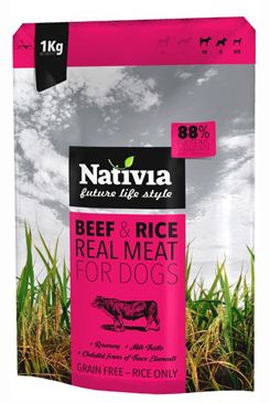 Nativia Real Meat Beef&Rice 8kg